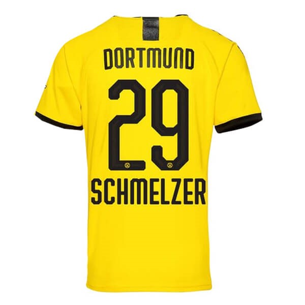 Tailandia Camiseta Borussia Dortmund NO.29 Schmelzer 1ª 2019-2020 Amarillo